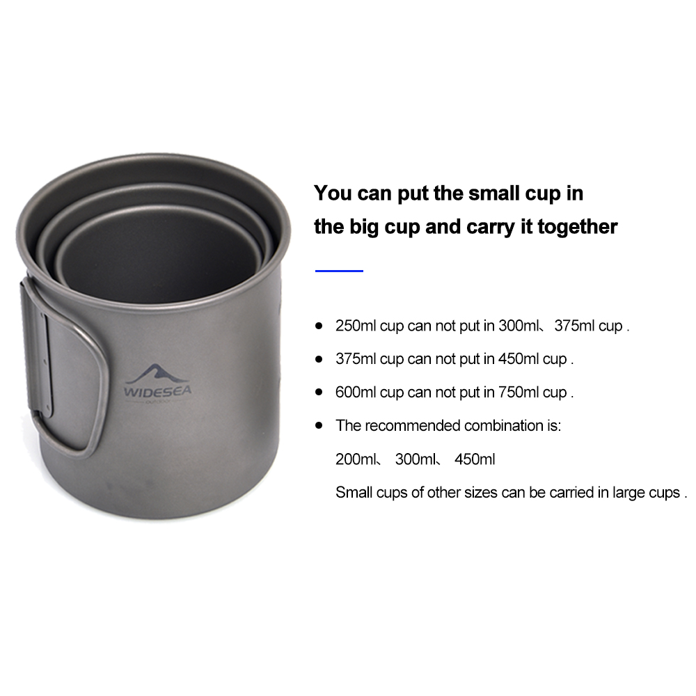 Widesea Camping Mug Titanium C - Camping Cooking Trangia recension och pris