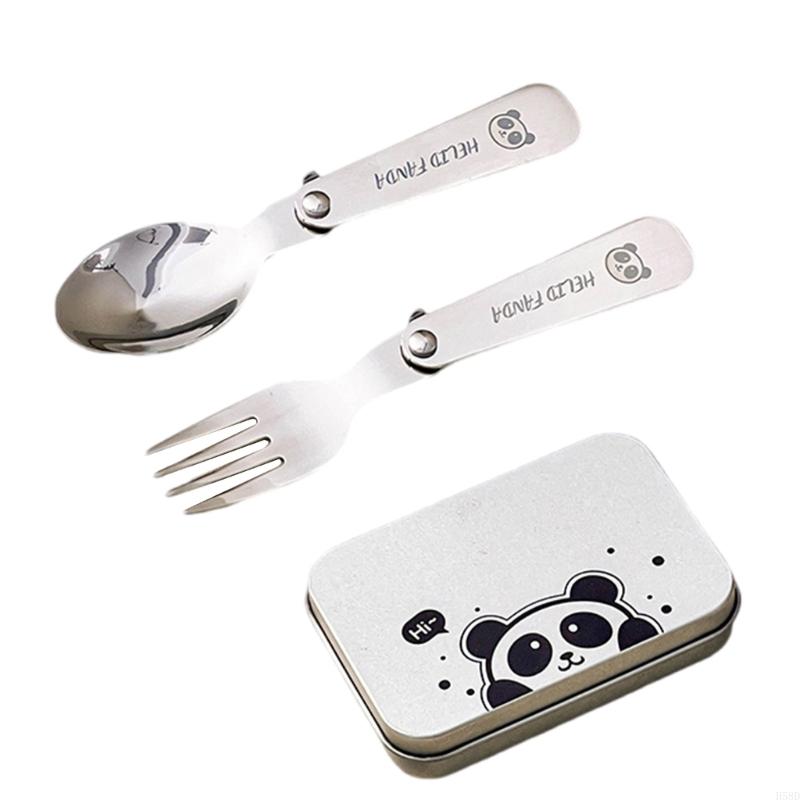 Folding Metal Camping Cutlery  - Camping Cooking Utensils Storage recension och pris