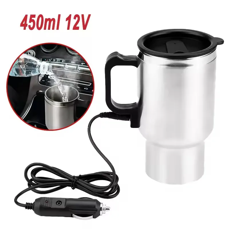 Electric Heating Car Kettle 12 - Camping Cooking Mug recension och pris