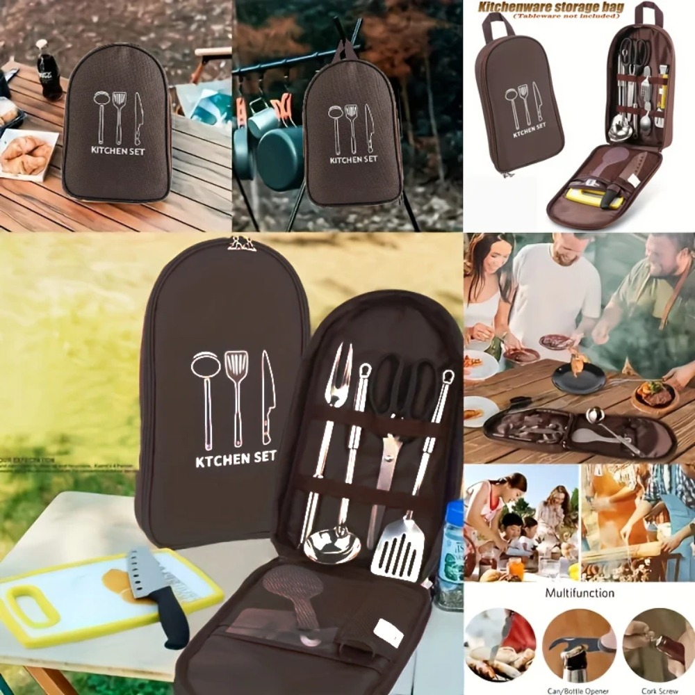 Portable Outdoor Cook Bag Camp - Camping Cooking Utensils Storage recension och pris