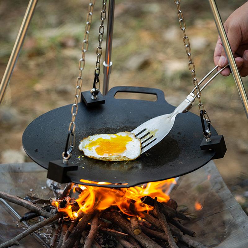 Outdoor Campfire Tripod Portab - Camping Cooking One Pot recension och pris