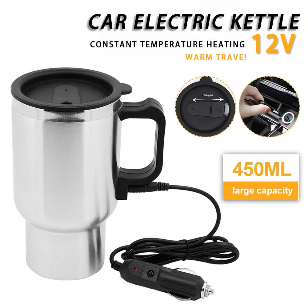 Electric Heating Car Kettle DC - Camping Cooking Mug recension och pris