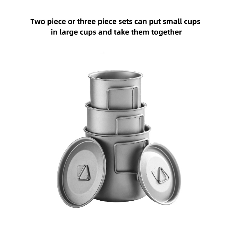 Titanium Camping Mug with Fold - Camping Cooking Mug recension och pris
