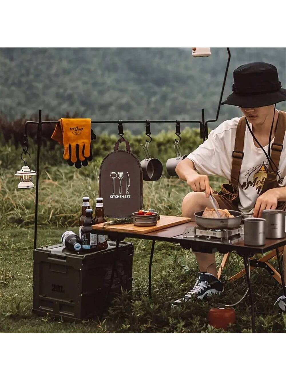Outdoor Camping Cookware Stora - Camping Cooking Utensils Storage recension och pris