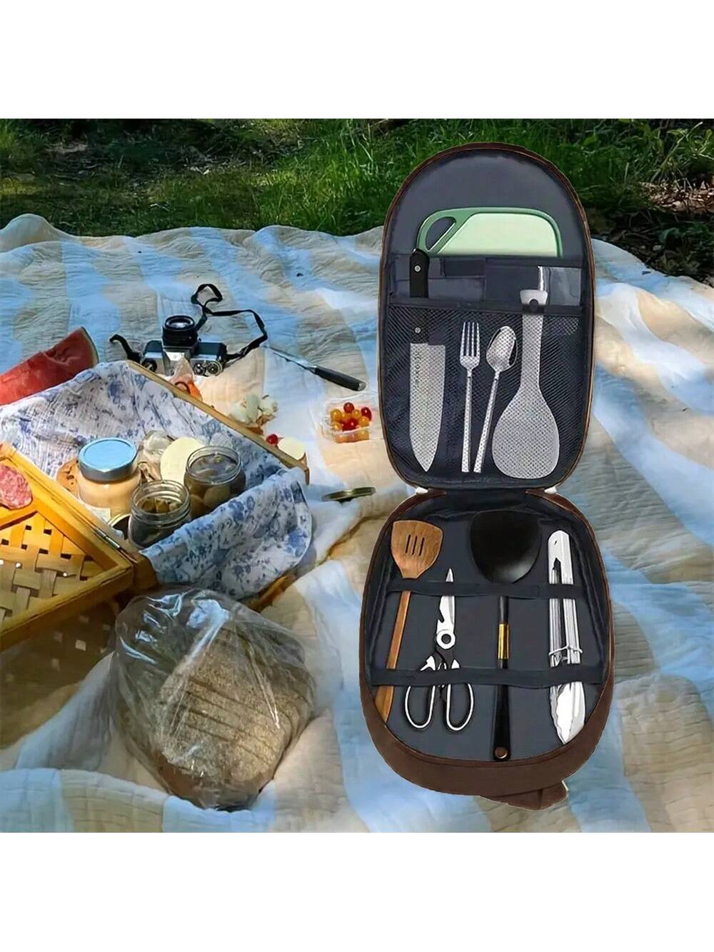 Outdoor Camping Cookware Stora - Camping Cooking Utensils Storage recension och pris