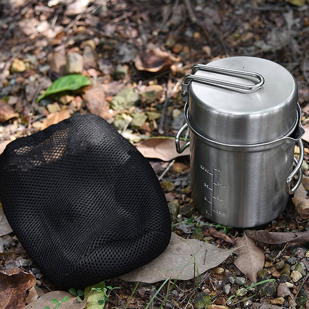 Durable Stainless Steel Campin - Camping Cooking Set Stainless Steel recension och pris