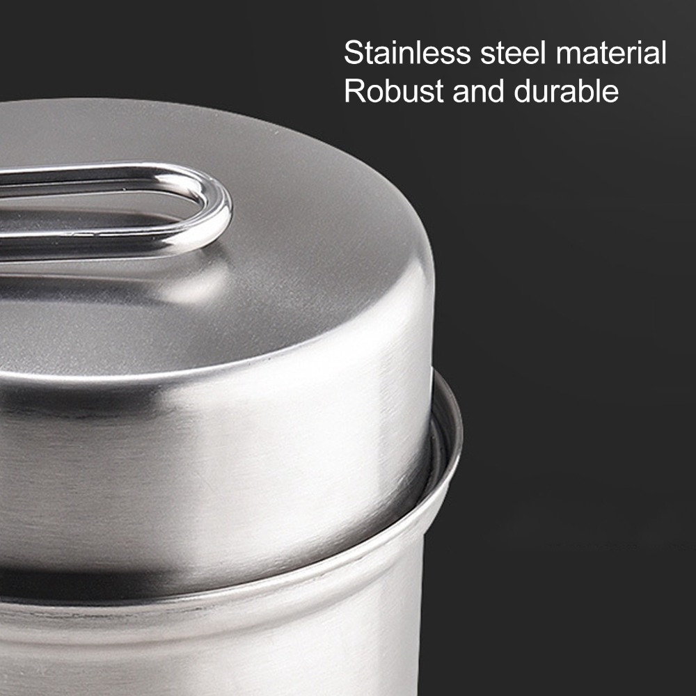 Durable Stainless Steel Campin - Camping Cooking Set Stainless Steel recension och pris