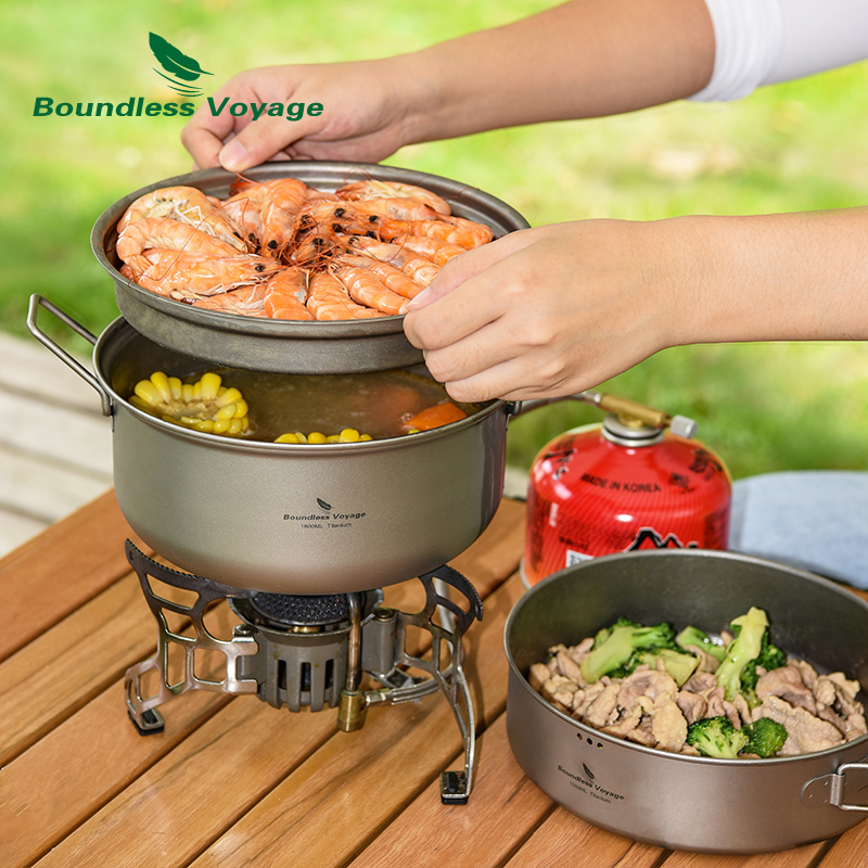 Boundless Voyage Titanium Stea - Camping Cooking Pots And Pans recension och pris