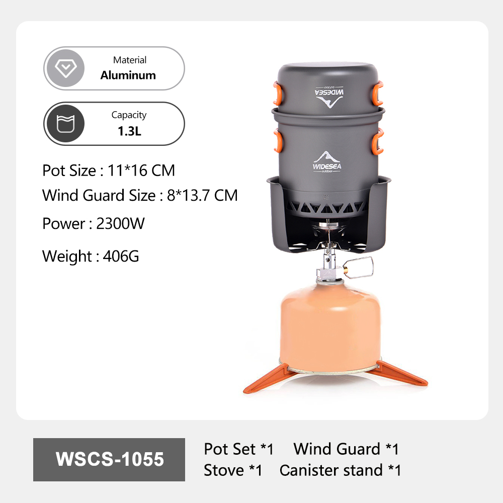 Widesea Portable Camping Stove - Camping Cooking One Pot recension och pris