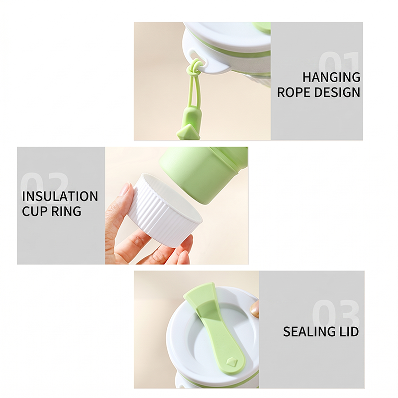 Collapsible Silicone Travel Cu - Camping Cooking Mug recension och pris