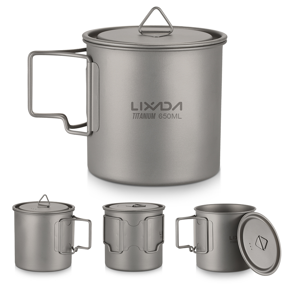 Ultralight Titanium Cup Outdoo - Camping Cooking Mug recension och pris