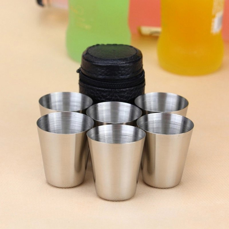 4/6Pcs Stainless Steel Cups Mi - Camping Cooking Mug recension och pris