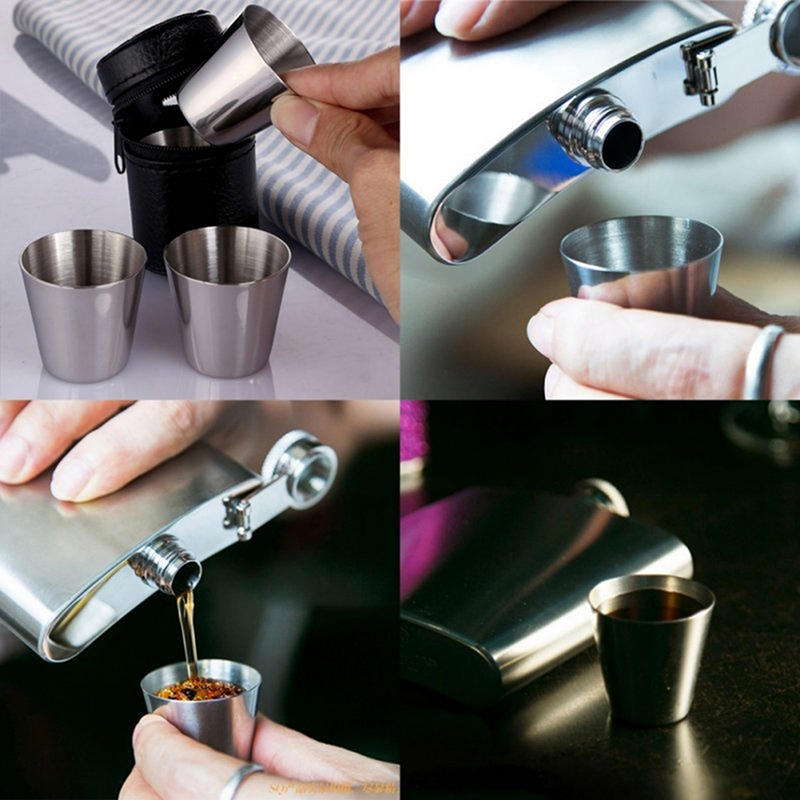 4/6Pcs Stainless Steel Cups Mi - Camping Cooking Mug recension och pris