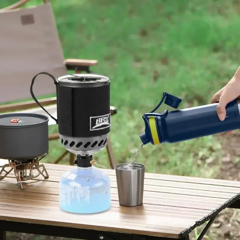BRS-61 Heat Exchanger Portable - Camping Cooking Gas Stove Portable Tool recension och pris