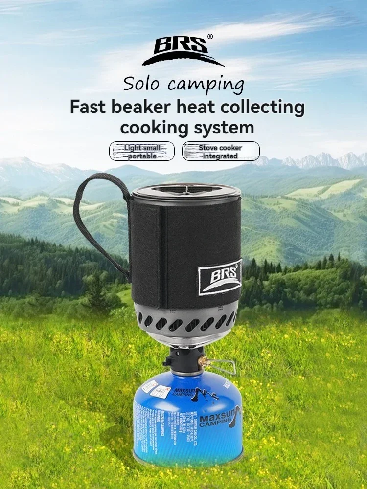 BRS-61 Heat Exchanger Portable - Camping Cooking Gas Stove Portable Tool recension och pris