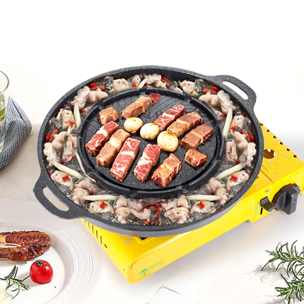Outdoor Camping Pot Grilling A - Camping Cooking One Pot recension och pris