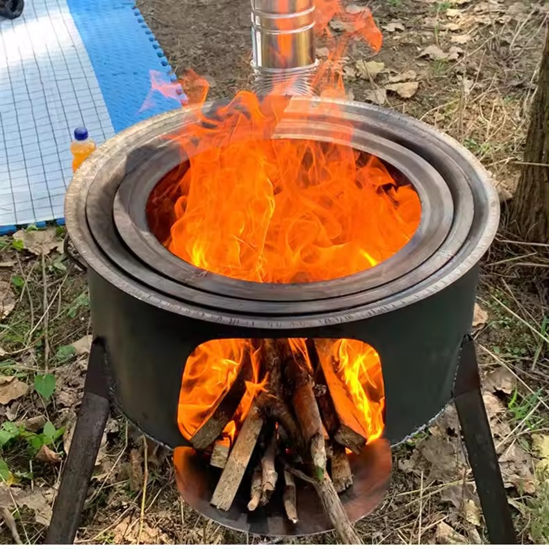 63cm Portable Detachable Outdo - Camping Cooking Hot Plate recension och pris