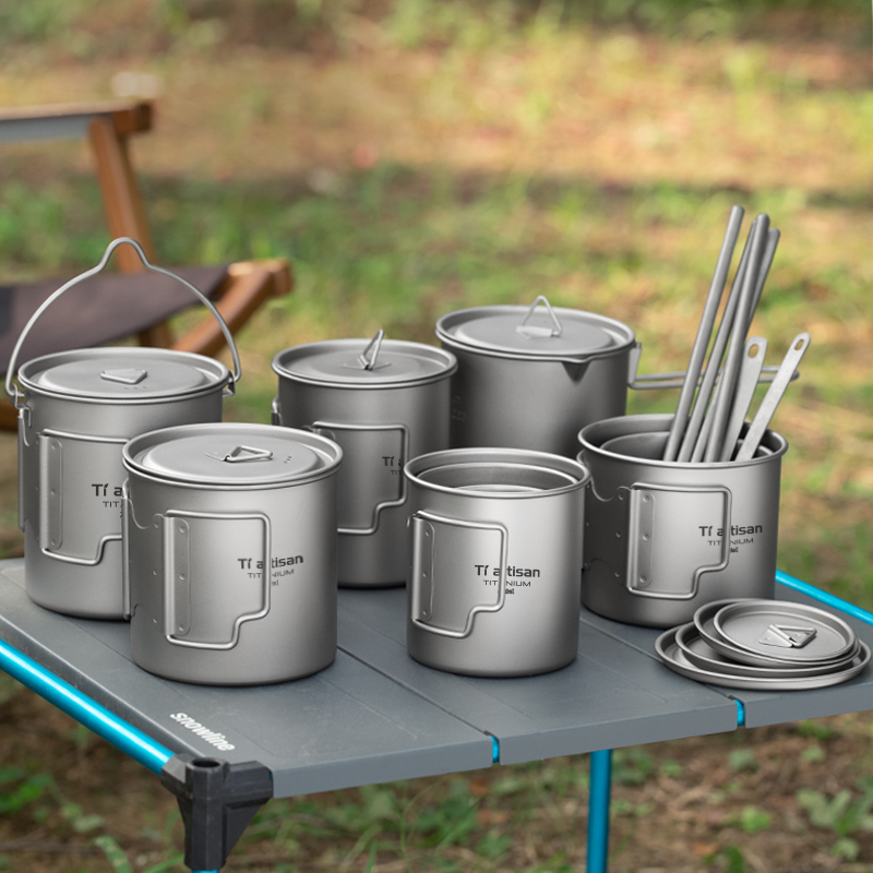 Tiartisan Outdoor Titanium Lig - Camping Cooking Set Stainless Steel recension och pris