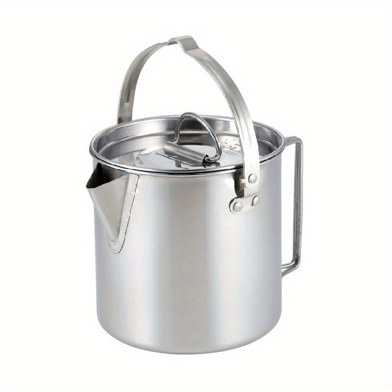 1PC Compact and Portable 1.2L  - Camping Cooking Set Stainless Steel recension och pris