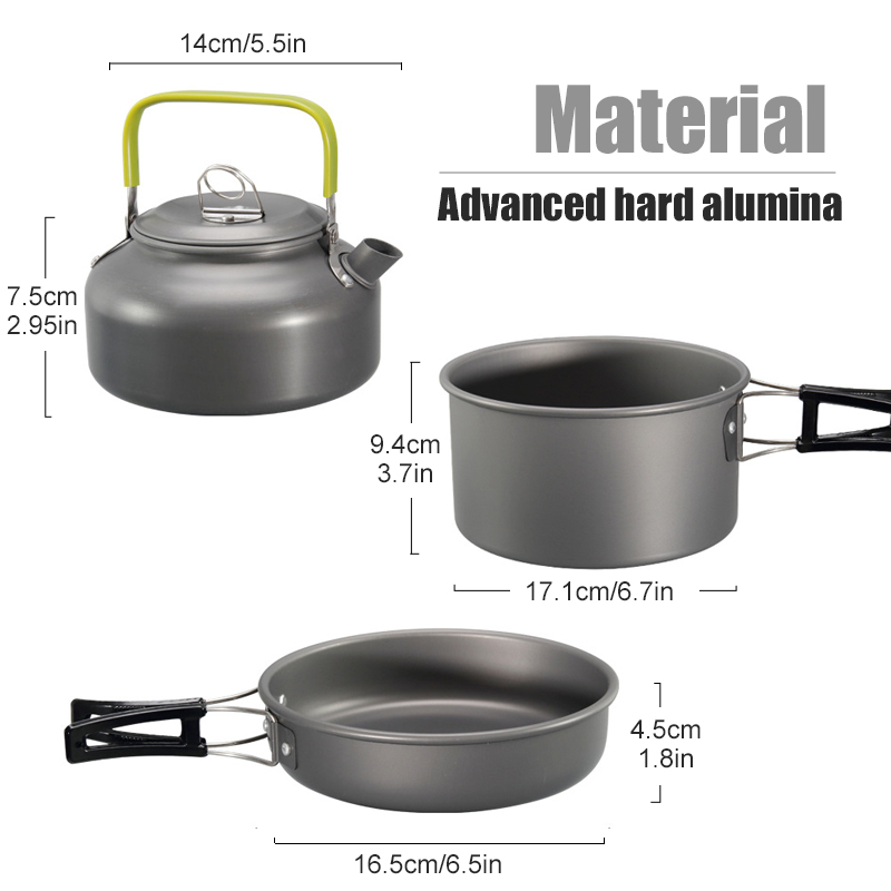 WESTTUNE Camping Cookware Kit  - Camping Cooking Pots And Pans recension och pris