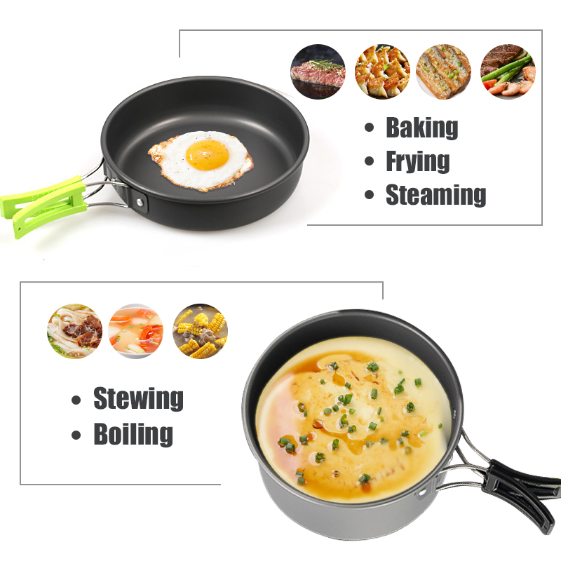 WESTTUNE Camping Cookware Kit  - Camping Cooking Pots And Pans recension och pris