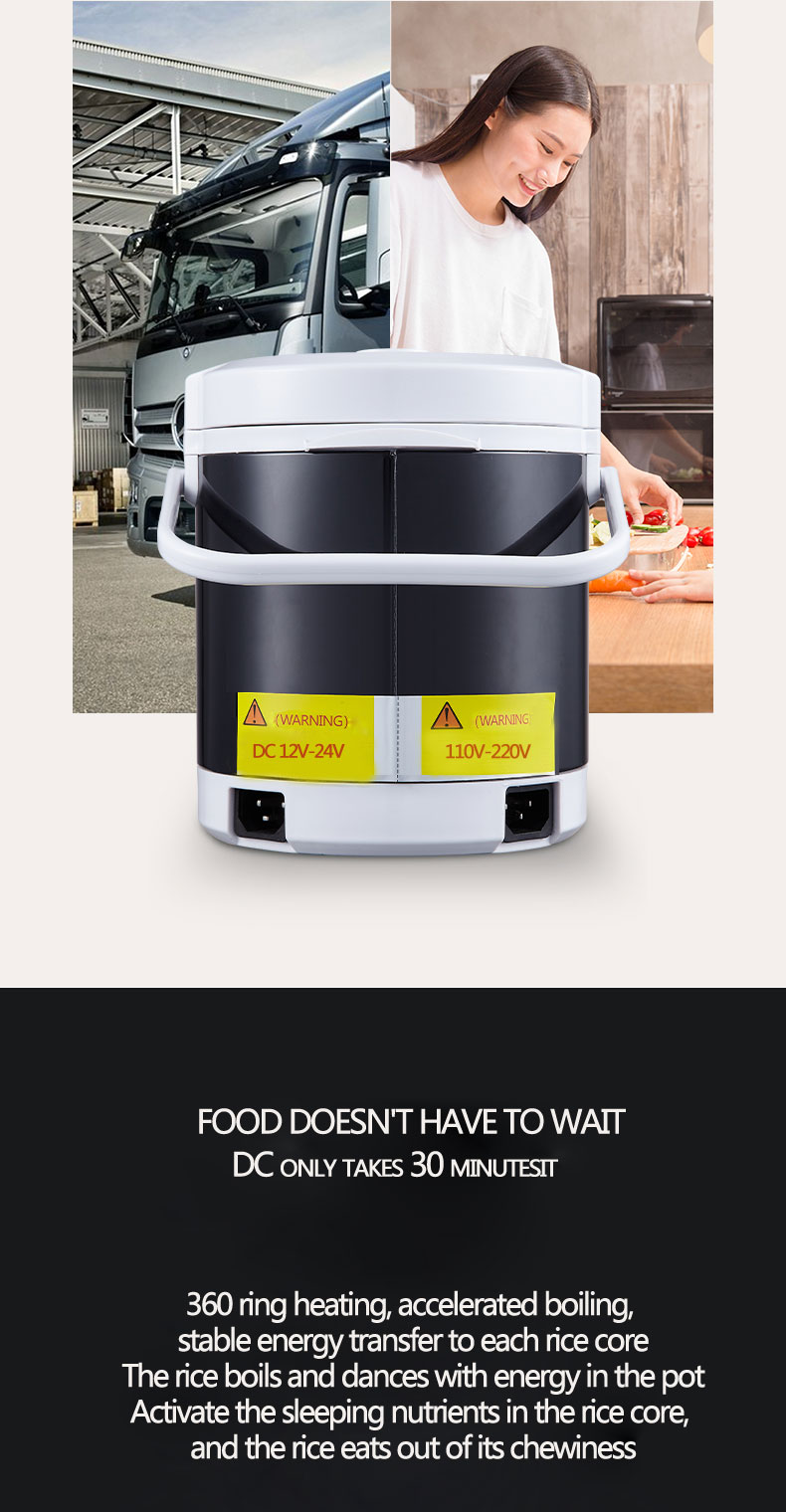 ARIER 12-24V 220V Rice Cooker  - Camping Cooking Cylinder recension och pris