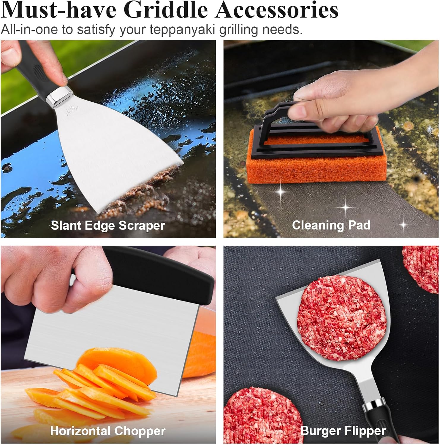 27Pcs Flat Top Griddle Accesso - Camping Cooking Gifts recension och pris