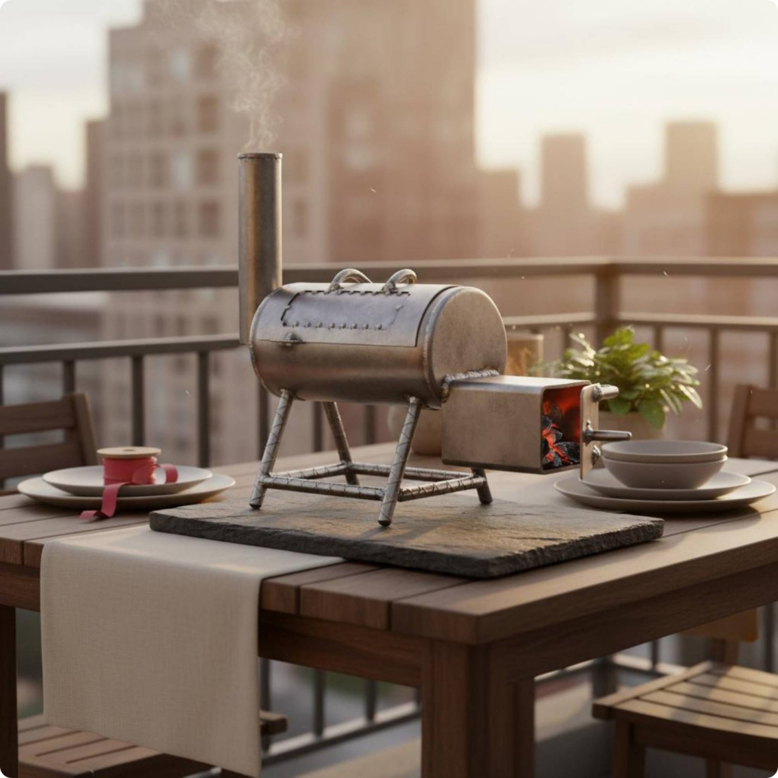 Mini Grill Gift Idea Portable  - Camping Cooking Gifts recension och pris
