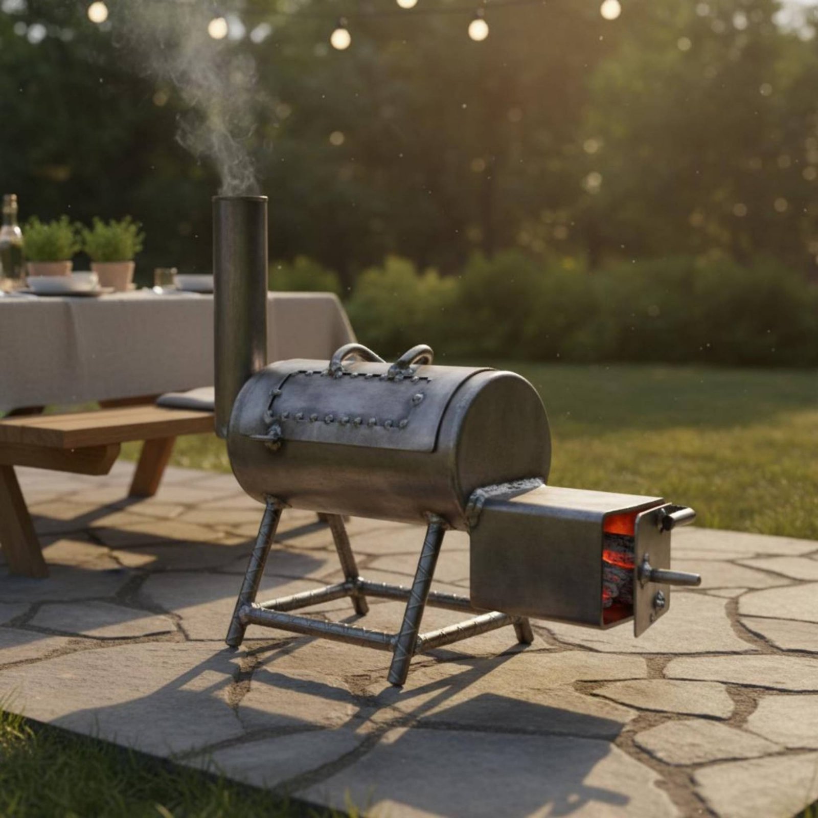 Mini Grill Gift Idea Portable  - Camping Cooking Gifts recension och pris
