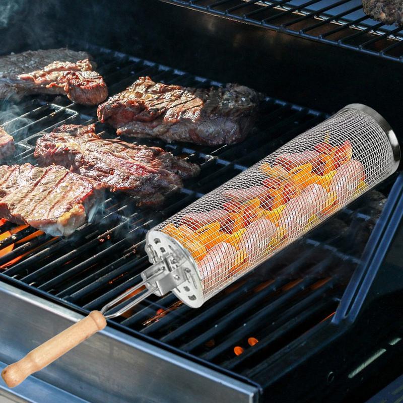 1pc Stainless Steel Rotating B - Camping Cooking Gifts recension och pris