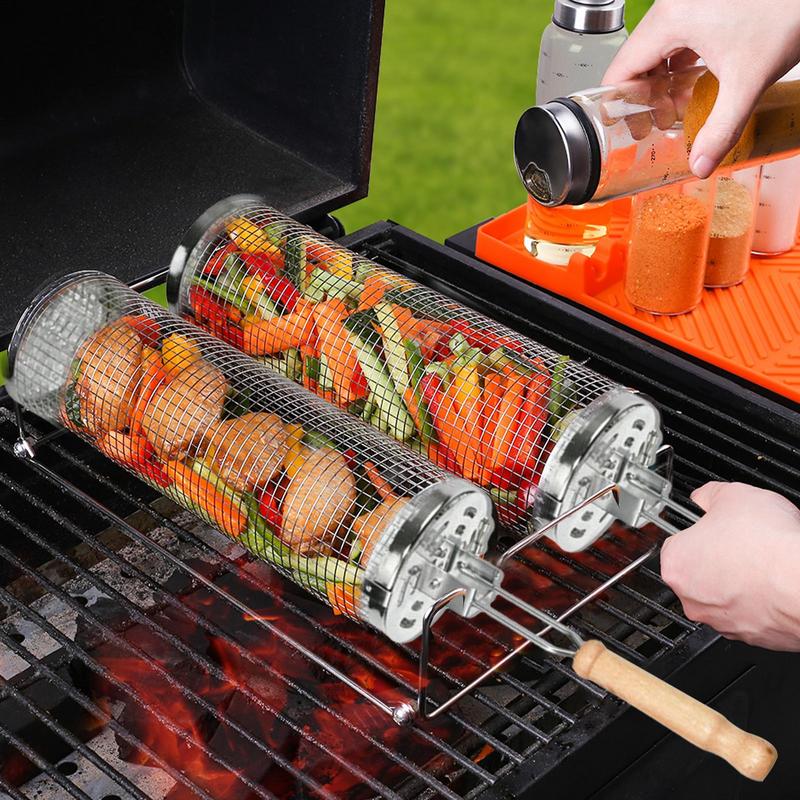 1pc Stainless Steel Rotating B - Camping Cooking Gifts recension och pris