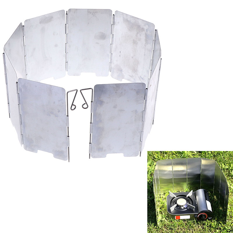 Hot Sale 9 Plate Foldable Wind - Camping Cooking Hot Plate recension och pris