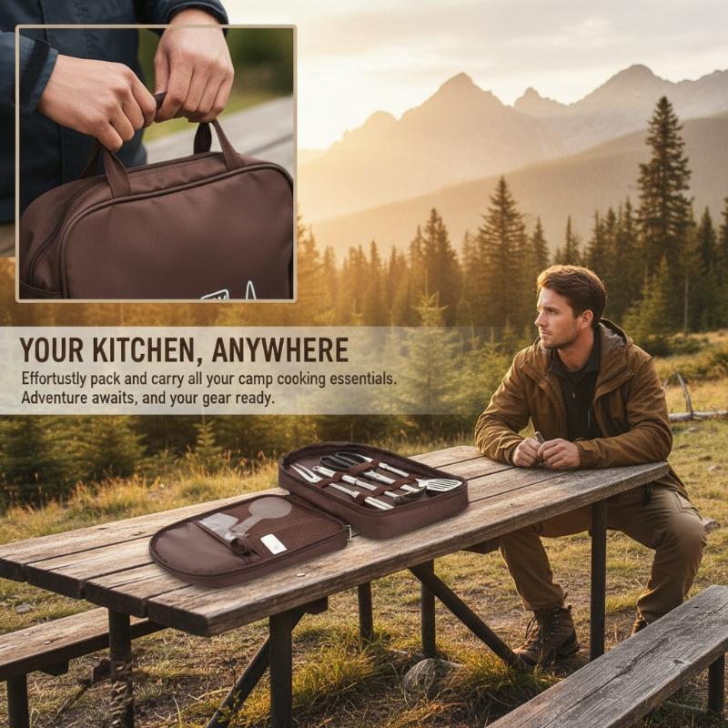 Outdoor Cooking Bag Camping St - Camping Cooking Utensils Storage recension och pris