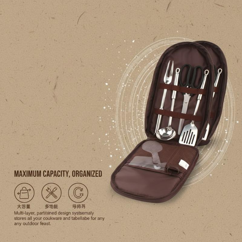 Outdoor Cooking Bag Camping St - Camping Cooking Utensils Storage recension och pris