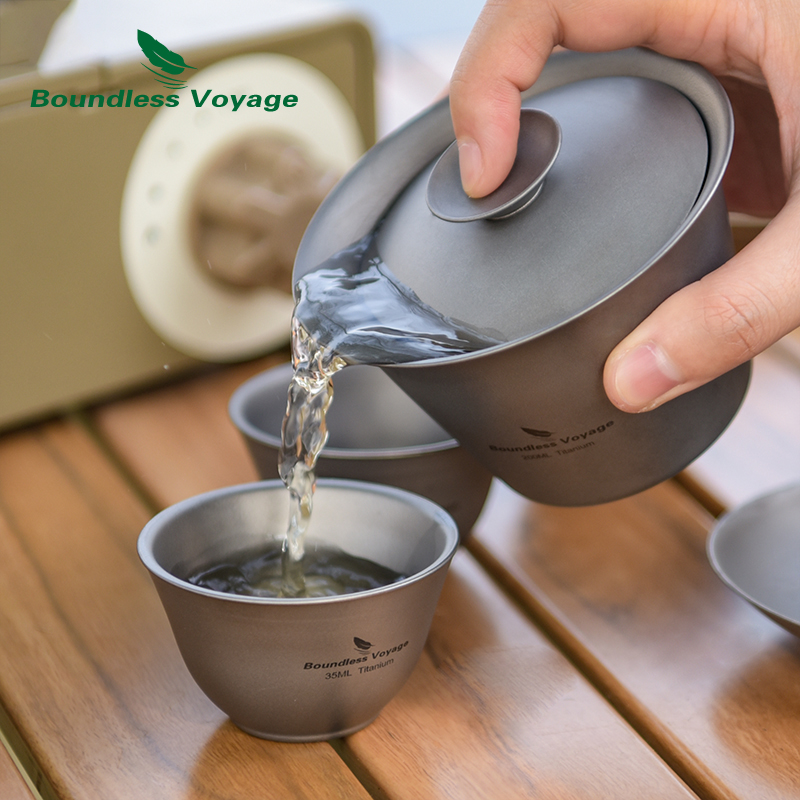 Boundless Voyage Titanium Tea  - Camping Cooking Mug recension och pris