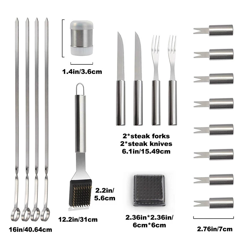 BBQ Tools Set Barbecue Grillin - Camping Cooking Trangia recension och pris