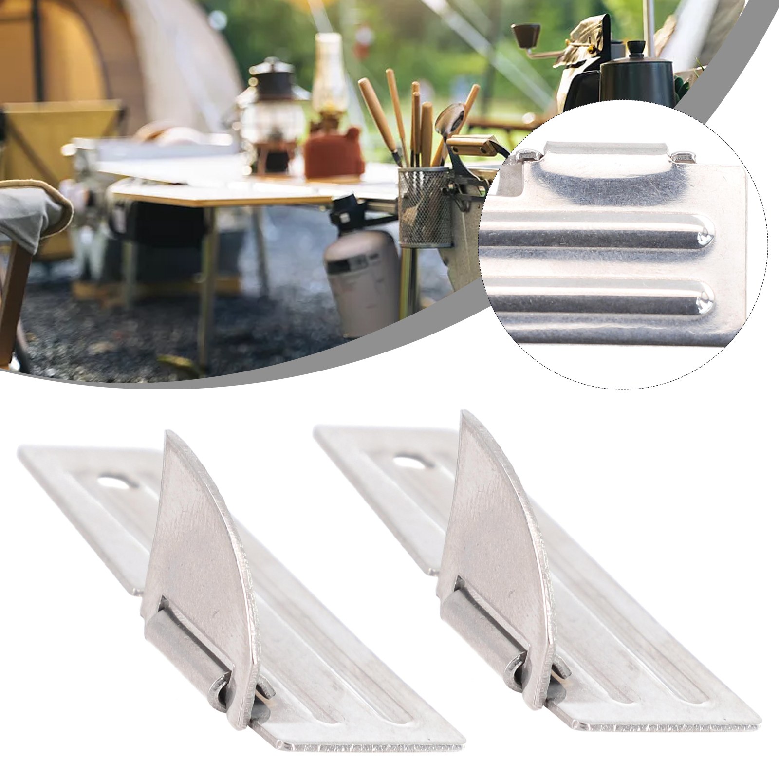 2pcs Stainless Steel Mini Fold - Camping Cooking Cylinder recension och pris