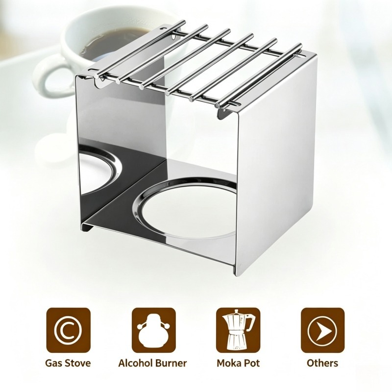 Stainless Steel Square Coffee  - Camping Cooking Cylinder recension och pris