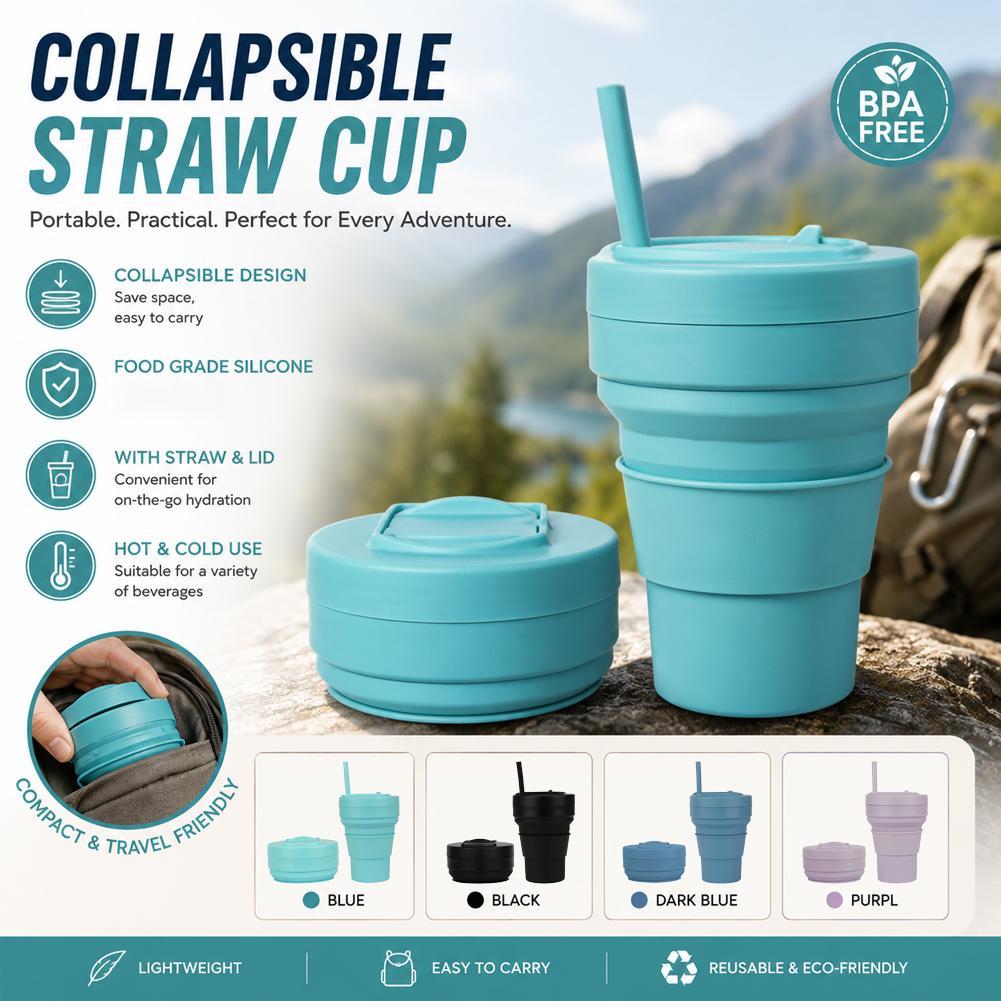 Collapsible Silicone Coffee Cu - Camping Cooking Mug recension och pris