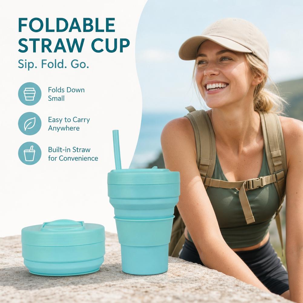 Collapsible Silicone Coffee Cu - Camping Cooking Mug recension och pris