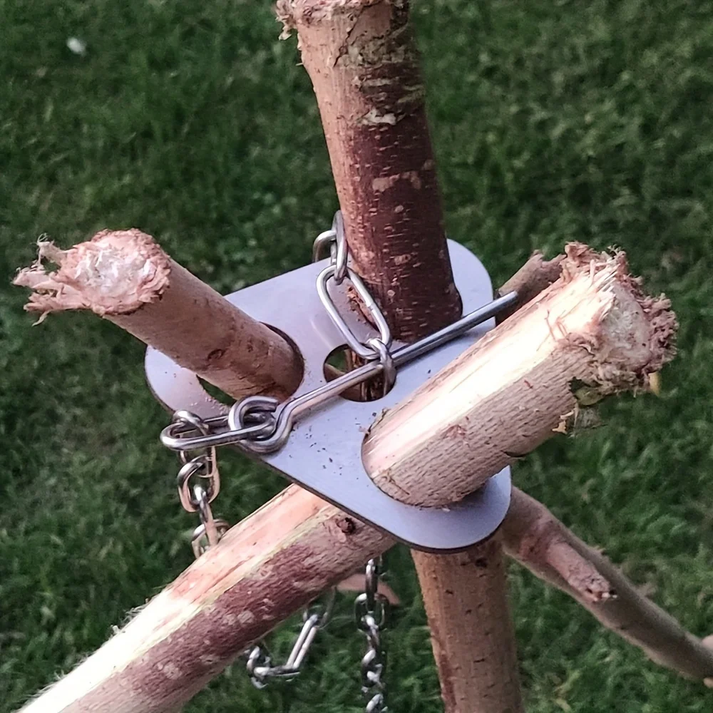 Stainless Steel Camping Tripod - Camping Cooking Set Stainless Steel recension och pris