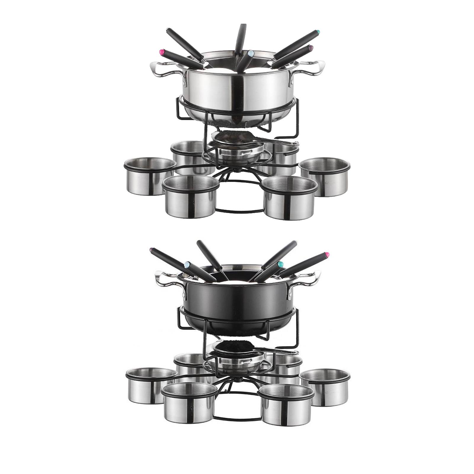 Fondue Pot Set Cooking Stove T - Camping Cooking Set Stainless Steel recension och pris