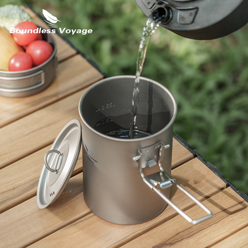 Boundless Voyage 900ml Titaniu - Camping Cooking Mug recension och pris