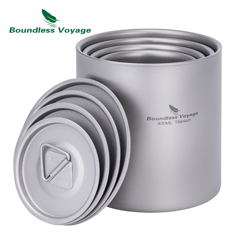 Boundless Voyage Titanium Doub - Camping Cooking Mug recension och pris