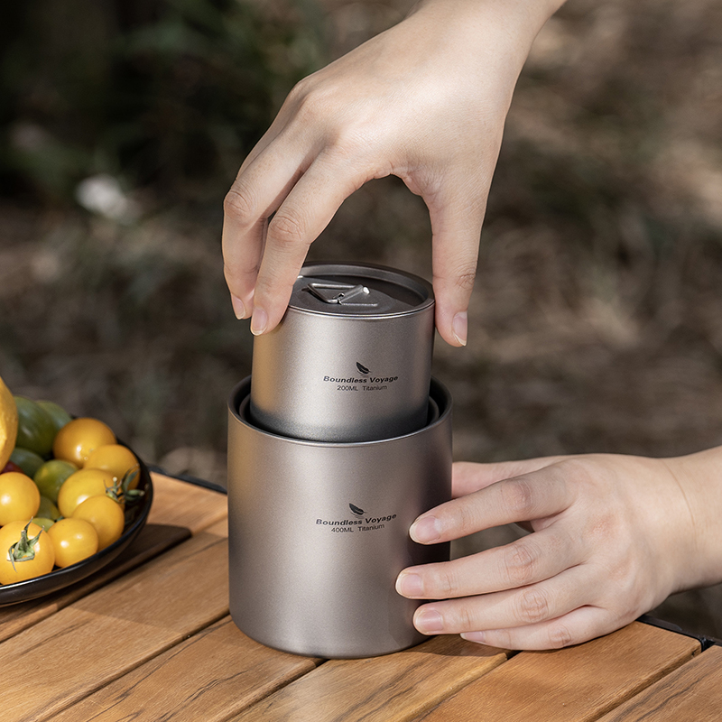 Boundless Voyage Titanium Doub - Camping Cooking Mug recension och pris
