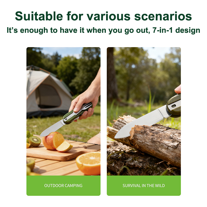 New Stainless Steel 7In1 Campi - Camping Cooking Set Stainless Steel recension och pris