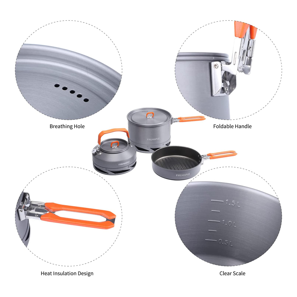 Fire Maple Camping Cookware Ut - Camping Cooking Cylinder recension och pris