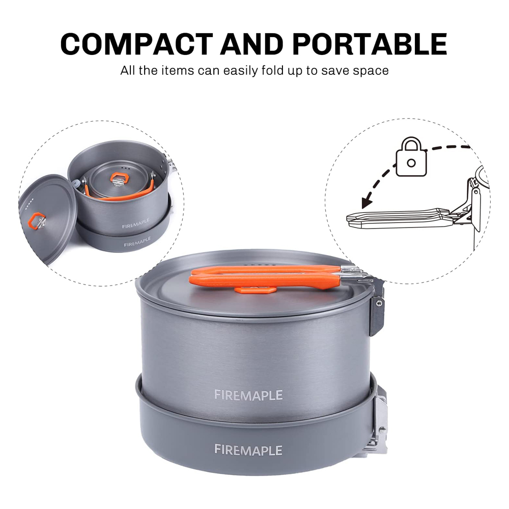 Fire Maple Camping Cookware Ut - Camping Cooking Cylinder recension och pris