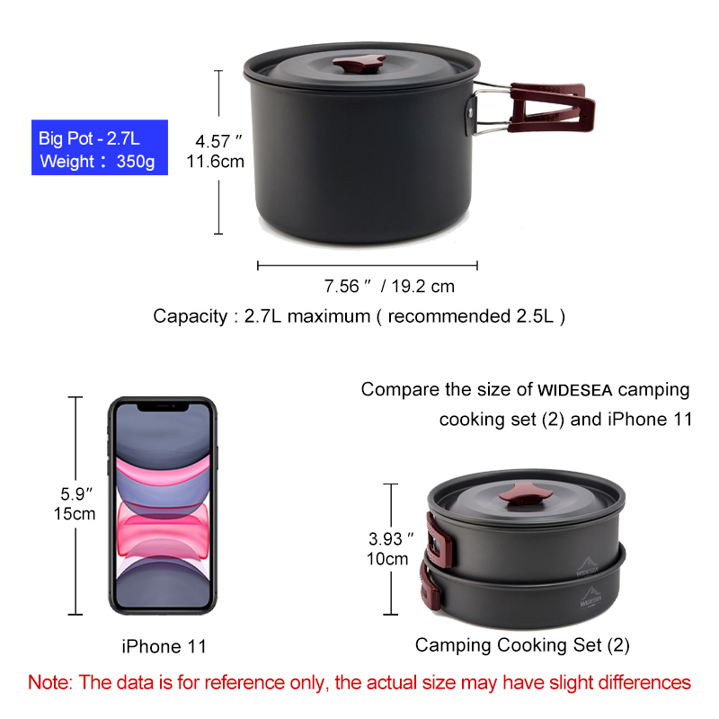 Widesea Camping Cookware Set O - Camping Cooking Trangia recension och pris