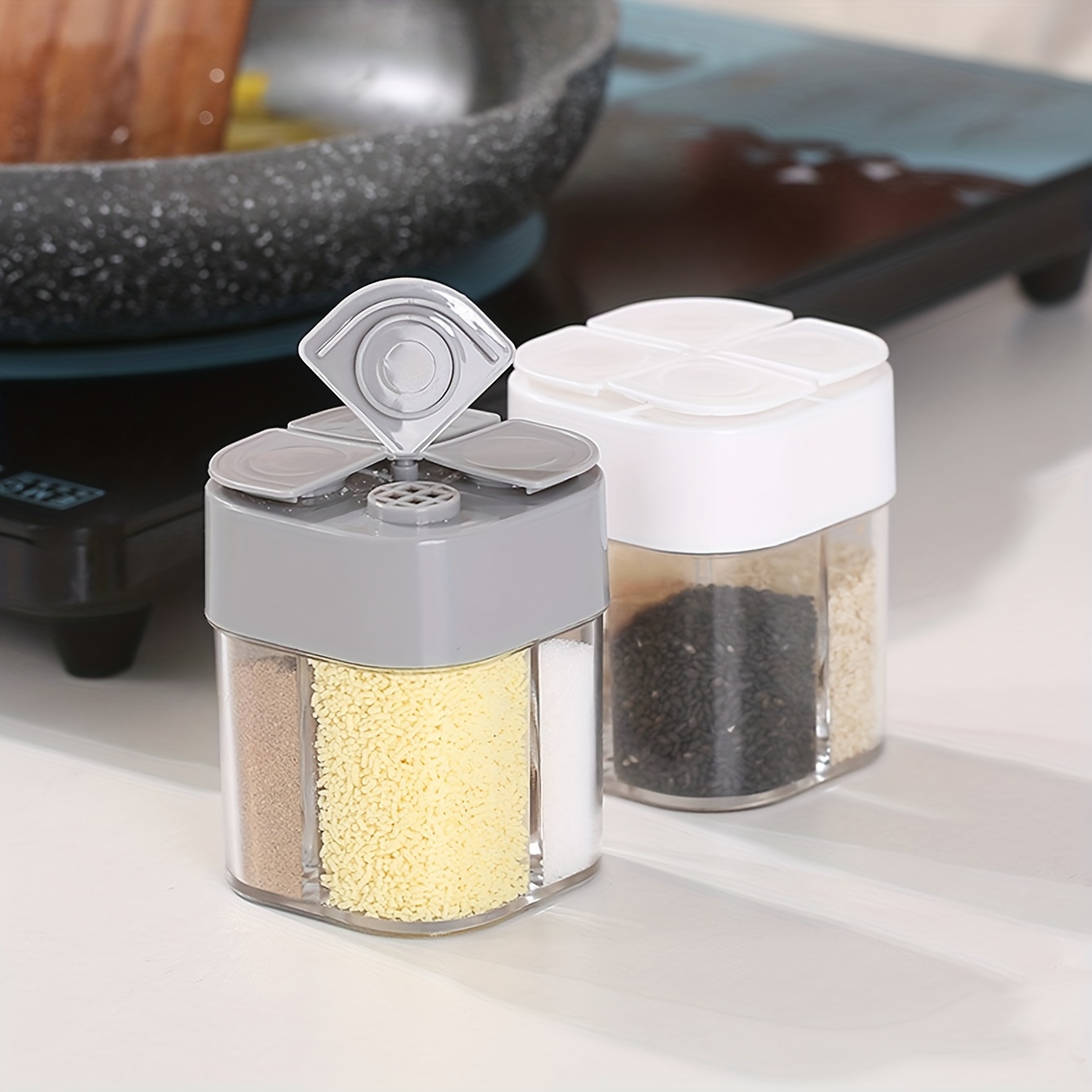 4in1 Camping Seasoning Shaker  - Camping Cooking Set Stainless Steel recension och pris